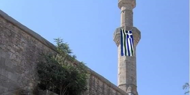 Batı Trakya'nın en önemli camisine Yunan provokasyonu! Kudurdular