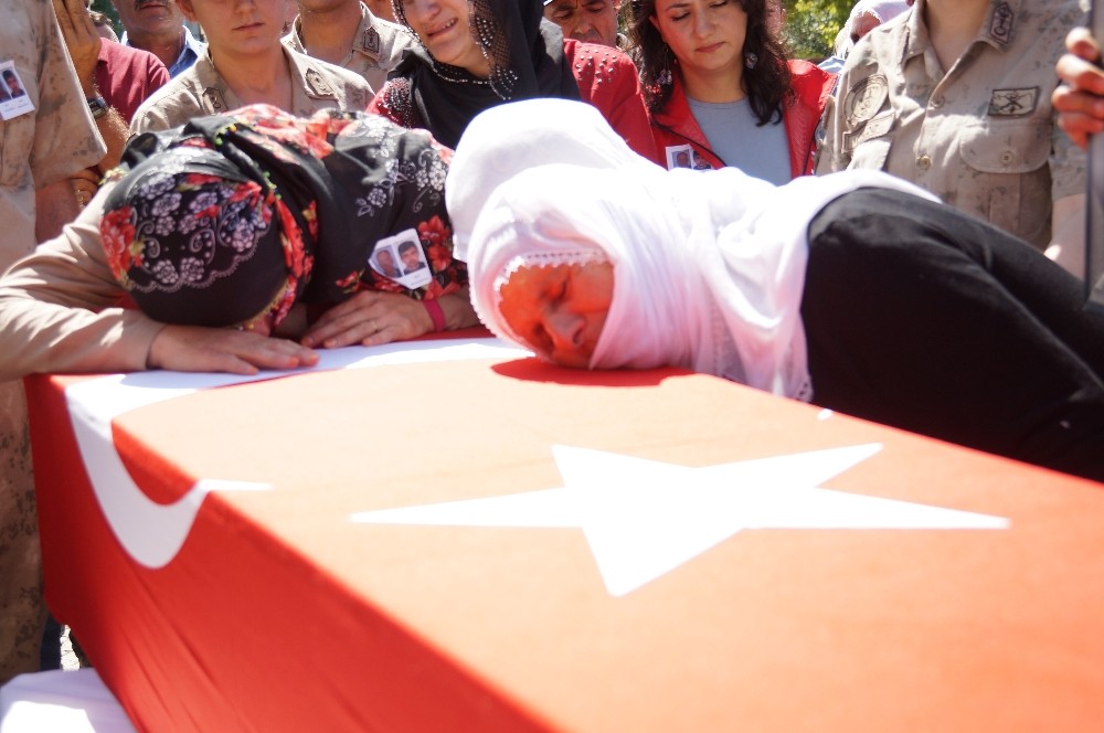 Batman şehitleri törenle son yolculuğuna uğurlandı 