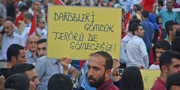 Batman terör örgütlerine karşı ayakta!