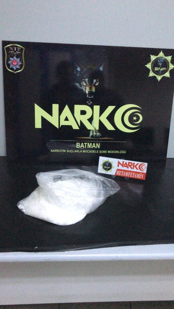 Batman’da 1 kilo 400 gram metamfetamin ele geçirildi 
