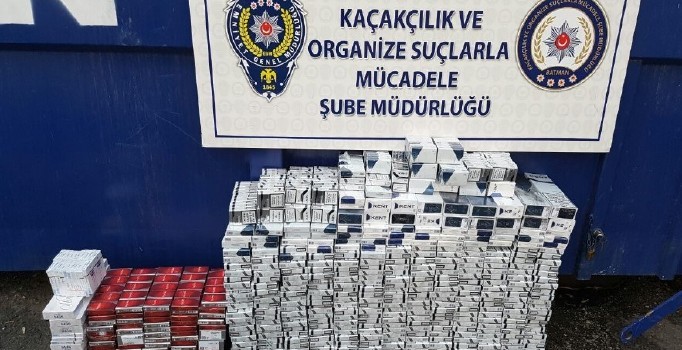 Batman’da 4 bin 820 paket kaçak sigara ele geçirildi