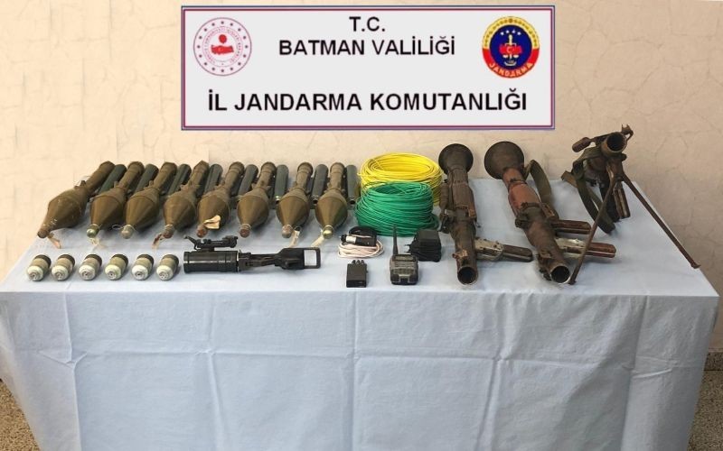 Batman’da cephanelik ele geçirildi 