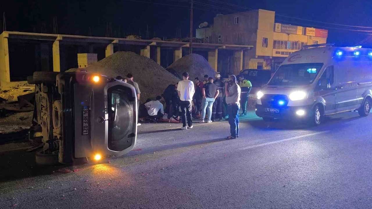 Batman’da düğün dönüşü kaza: 6 yaralı