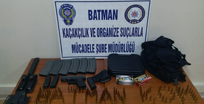 Batman’da evde cephanelik bulundu