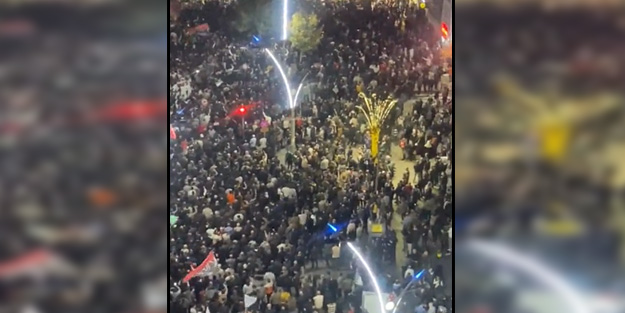 Batman'da on binler böyle haykırdı: Hamas'a selam direnişe devam!