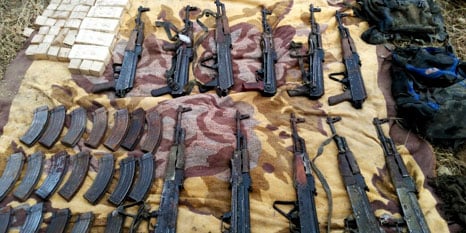 Batman'da PKK'nın gömülü silahları bulundu
