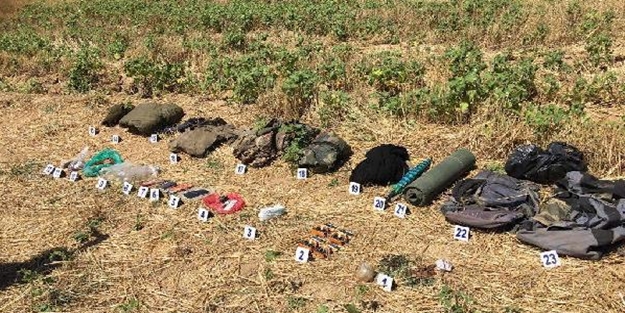 Batman'da PKK'ya ait mühimmatlar ele geçirildi