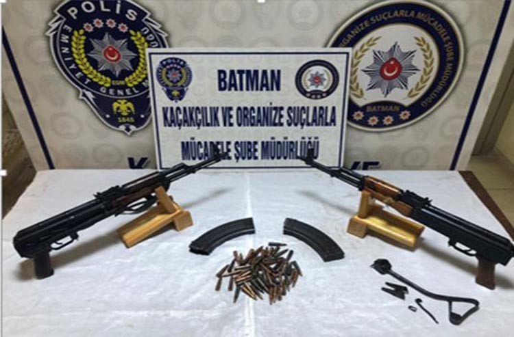 Batman’da silah kaçakçılarına darbe 