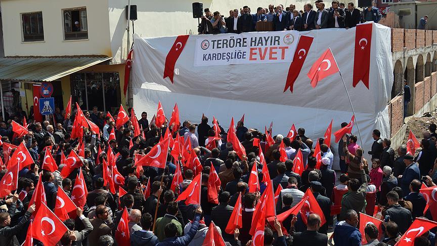 Batman'da 'Teröre Hayır, Kardeşliğe Evet' mitingi