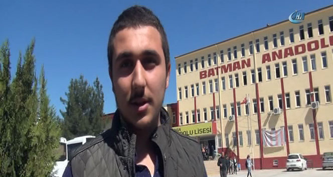 Batman'da üzerine 5'inci kattan arkadaşı düşen öğrenci konuştu