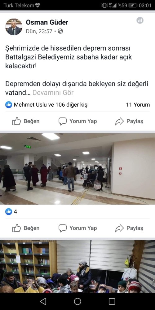 Battalgazi Belediyesi kapılarını vatandaşlara açtı 