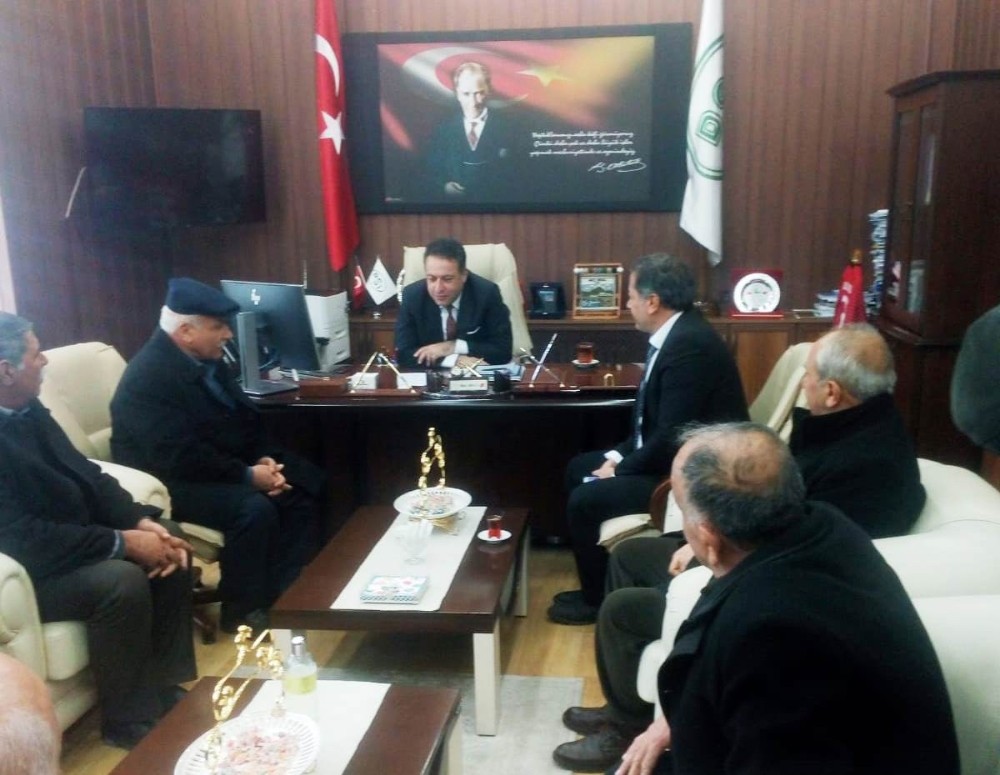 Battalgazi ilçesi muhtarları Beypınar Barajı için DSİ’de 