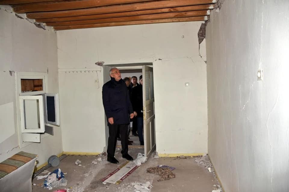 Battalgazi ilçesinde hasar tespitleri sürüyor 