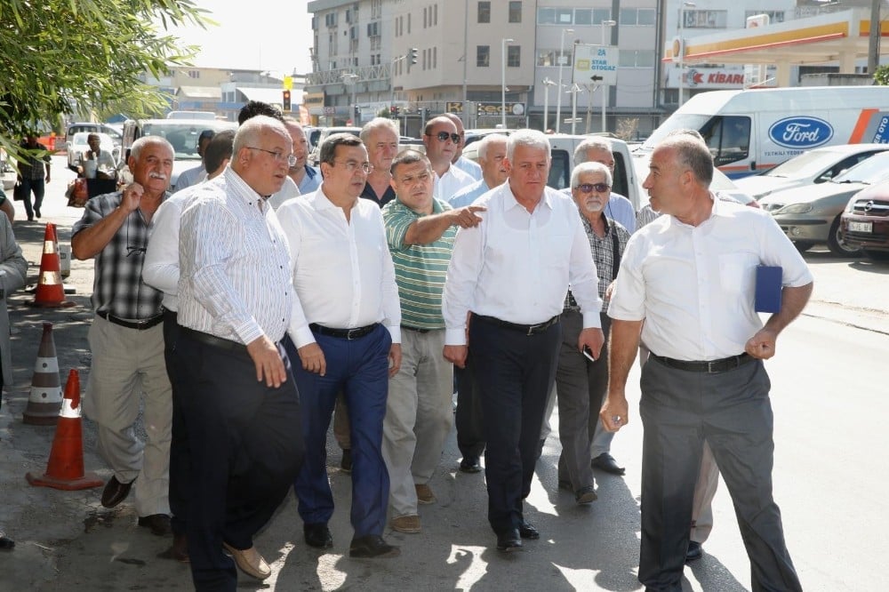 Batur, sanayi esnafıyla buluştu 