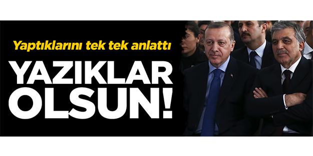 Bay Abdullah Gül nezdinde Gezicilerden beteriz!