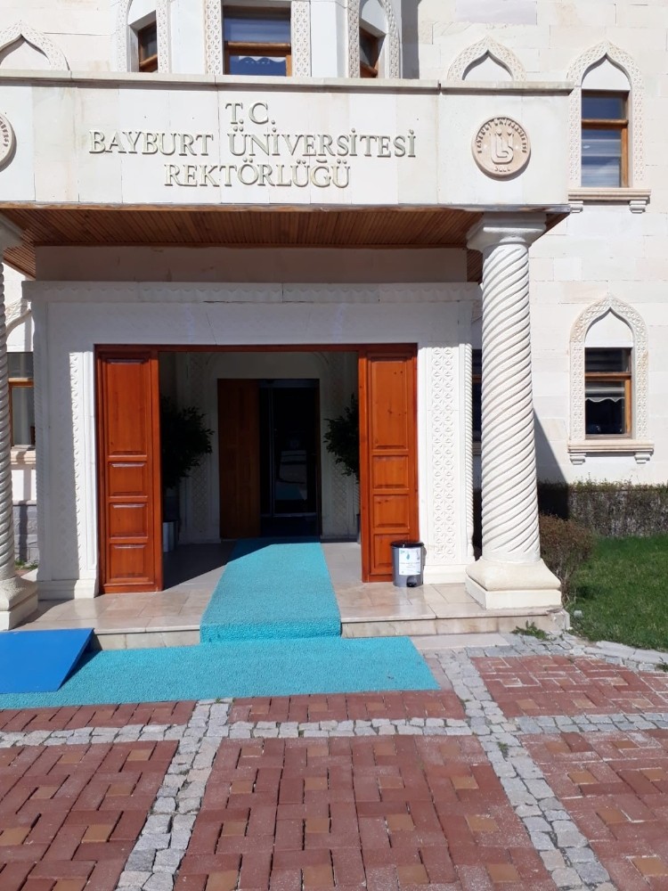 Bayburt Üniversitesinde korona virüs tedbirleri 