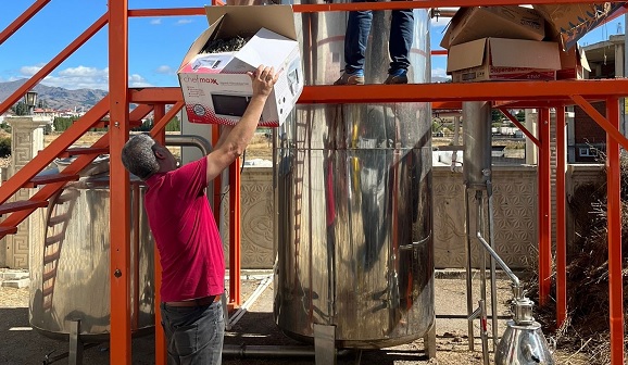 Bayburt'ta bir ilk! Seri üretim başladı