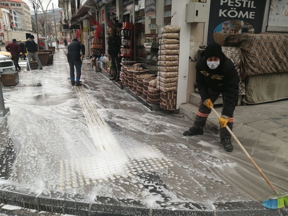 Bayburt’ta dezenfekte çalışmalarında ara yok 