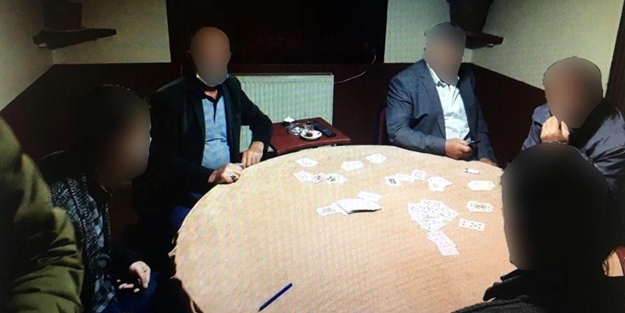Bayburt'ta kumarcılara baskın