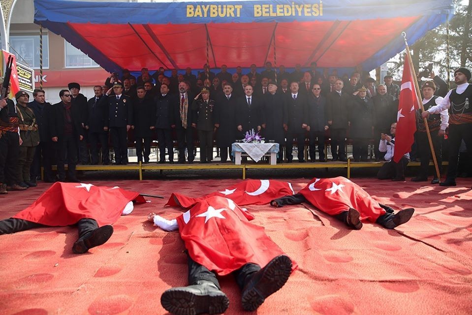 Bayburt’ta kurtuluş mücadelesi canlandırıldı 