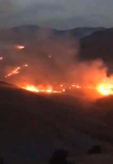 Bayburt’ta orman yangını 