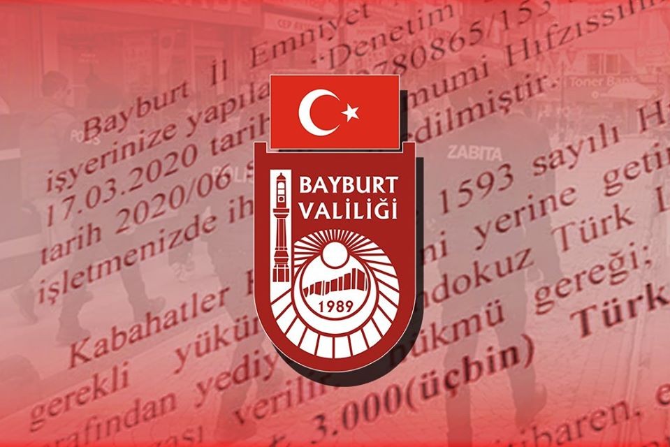 Bayburt’ta tedbirlere uymayan işletmelere para cezası kesildi 