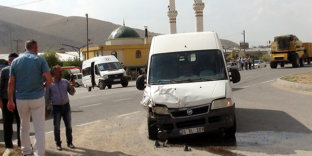 Bayburt'ta trafik kazası!