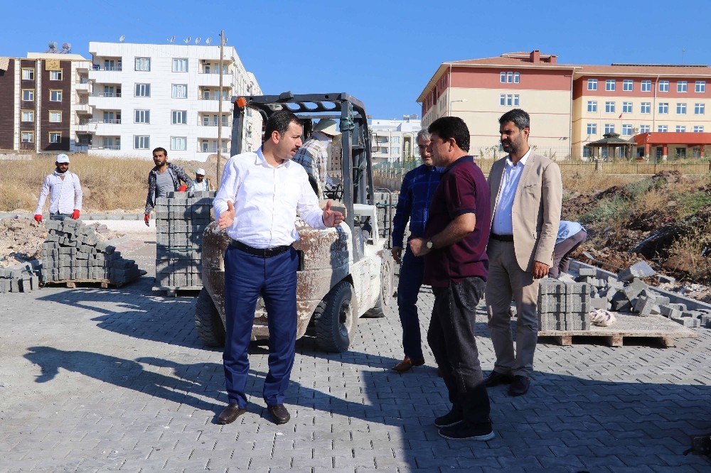 Baydilli ilçede devam eden çalışmaları inceledi 