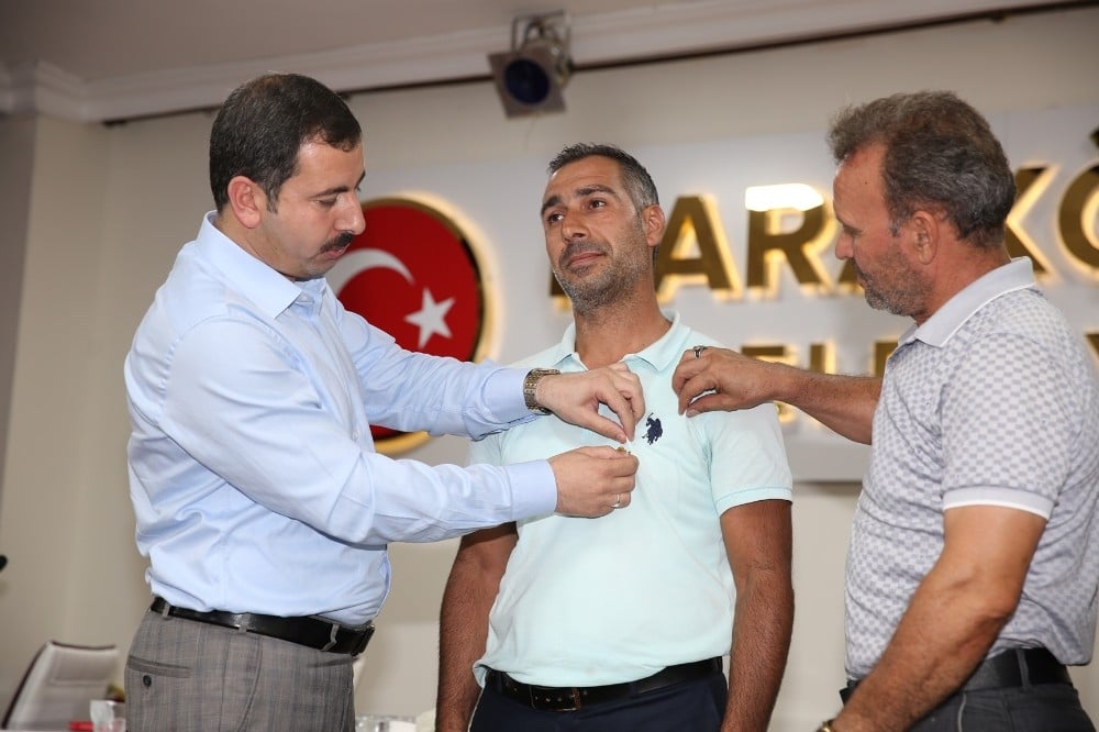 Baydilli personelle bayramlaştı 