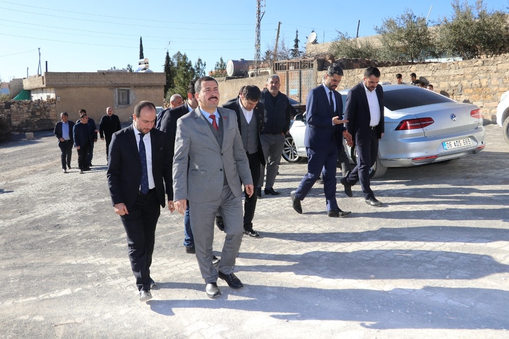 Baydilli yapımı süren çalımları inceledi 