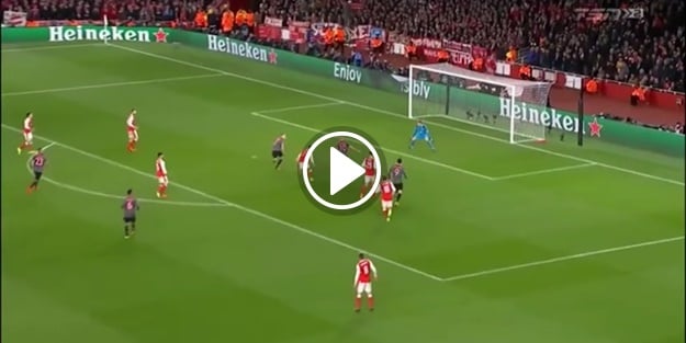 Alman devi Arsenal'e gol oldu yağdı!