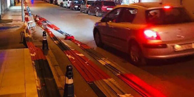 Bayrağın yere serilmesi tepki çekmişti! Soruşturma başlatıldı