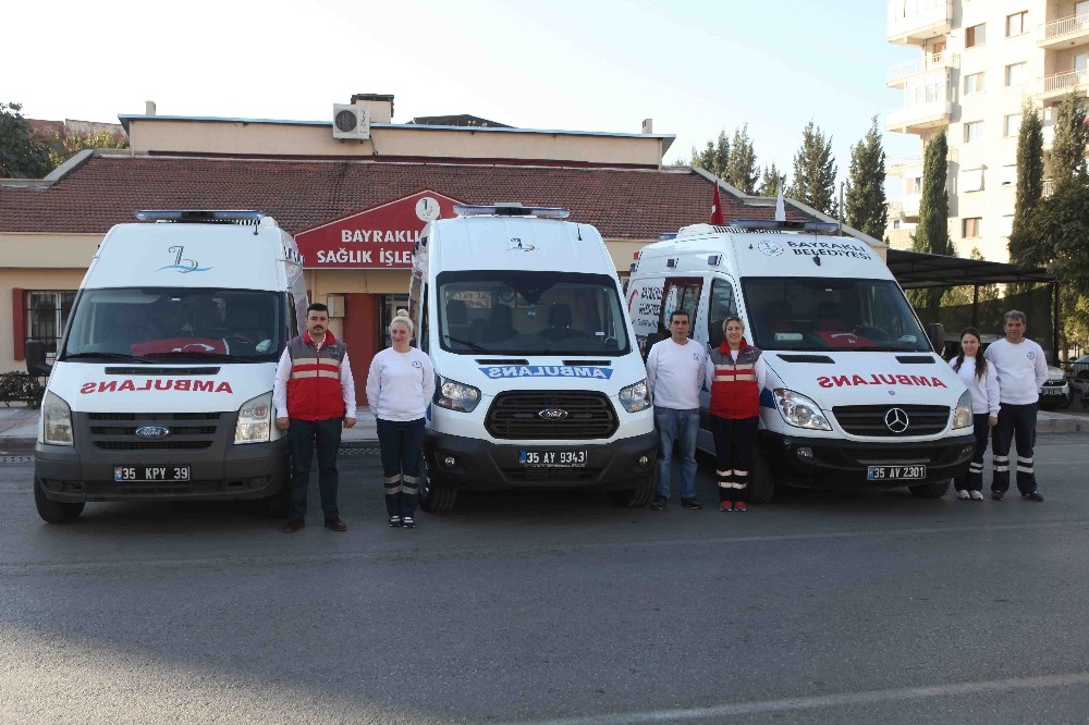 Bayraklı’da 2 bin hastaya ambulans hizmeti 