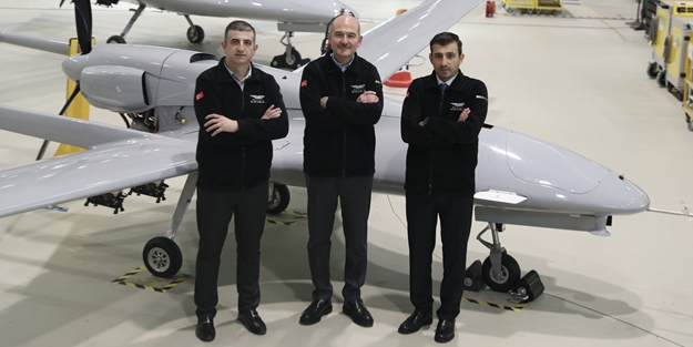 Bayraktar TB3'ten heyecanlandıran görüntü... Üretim hattından göz kırptı