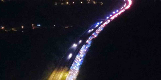 Bayram dönüşünde Düzce’den 96 bin 711 araç geçti