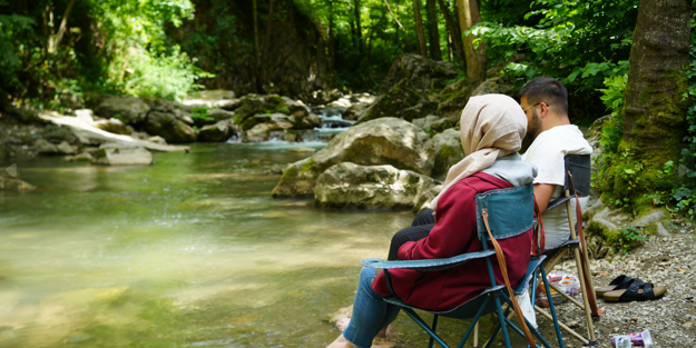 Bayram tatilini İstanbul'un yanı başındaki öyle bir yerde geçirdiler ki...