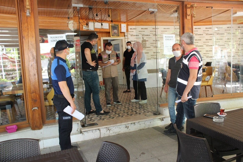Bayramiç’te Covid-19 denetimi 