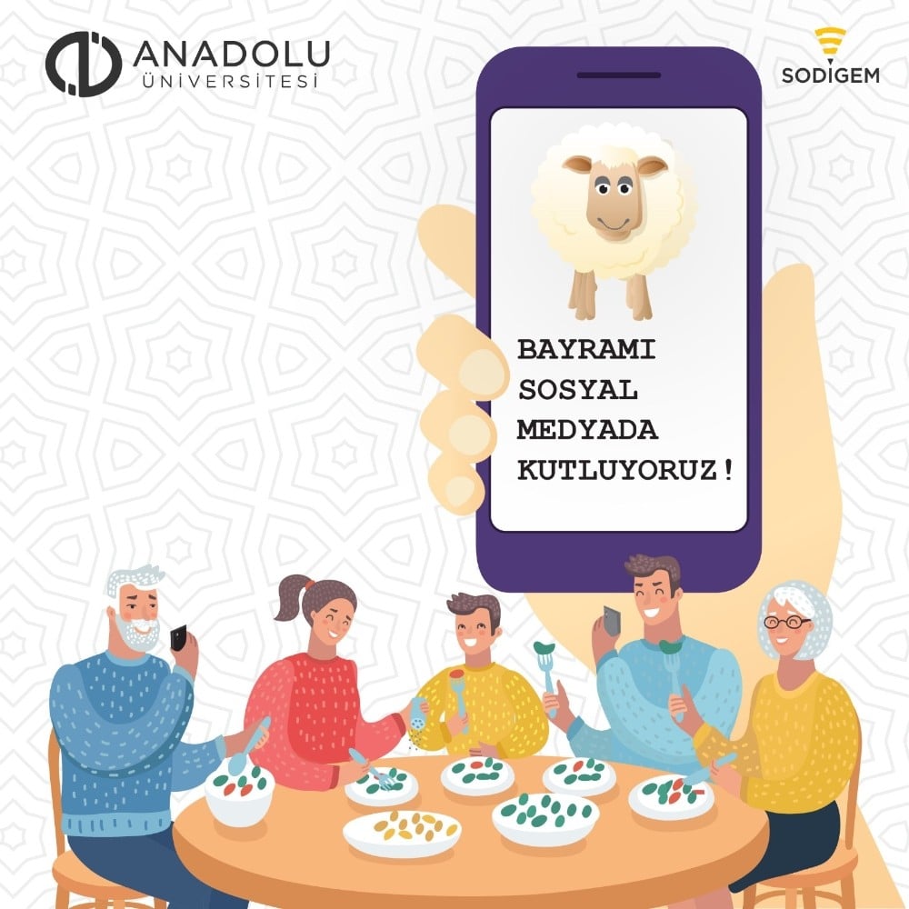 Bayramlar sosyal medyadan kutlanıyor 