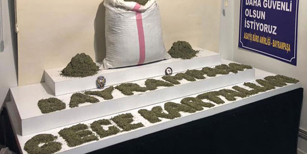 Bayrampaşa'da bekçiler 1 çuval dolusu bonzai ele geçirdi