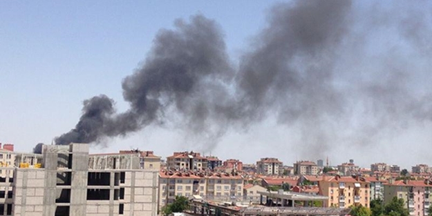Bayrampaşa'da korkutan yangın
