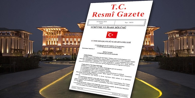 Bazı görevden alma kararları Resmi Gazete'de yayımlandı