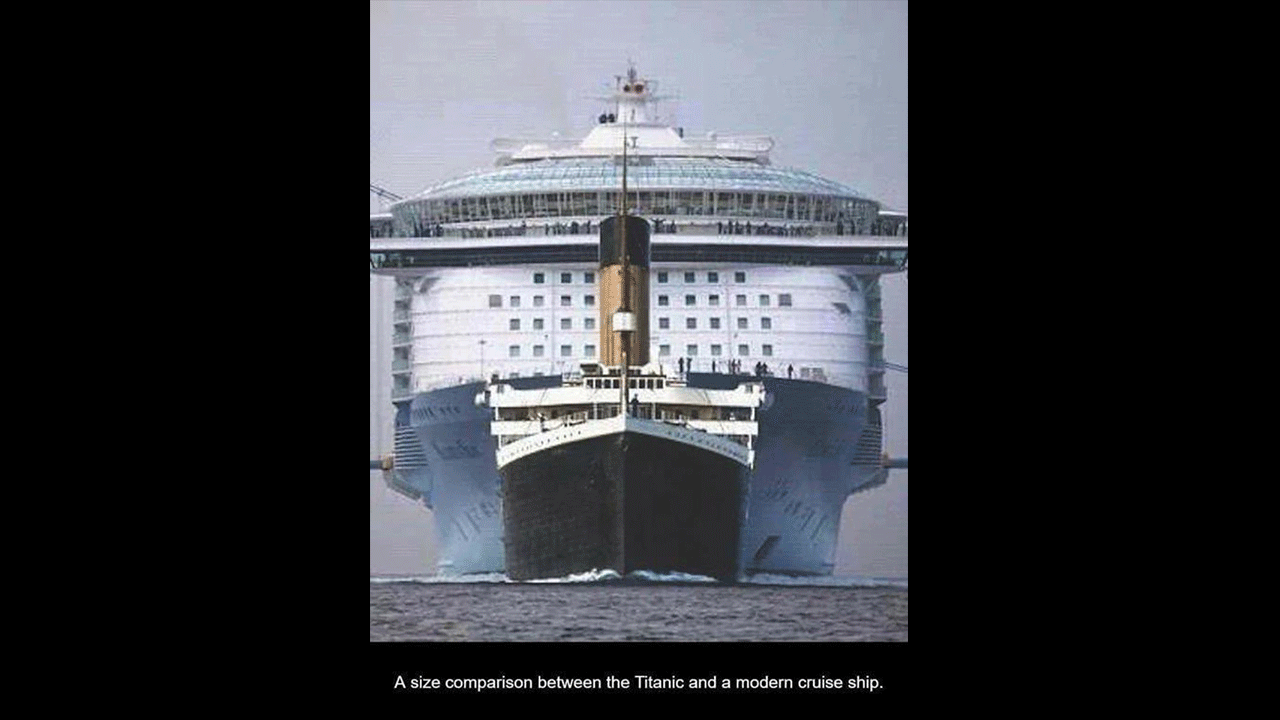 Bazı nesnelerin gerçek boyutları şaşırttı! Titanic bile küçücük kalıyor