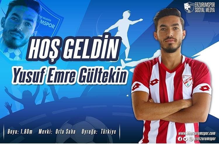 BB Erzurumspor, Yusuf Emre Gültekin’i kadrosuna kattı 