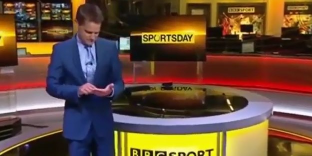 BBC spikerinin kafayı yediği an/ VİDEO