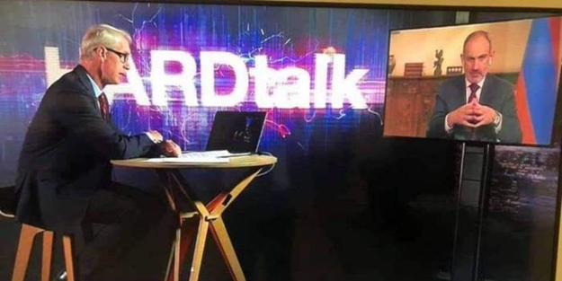 BBC sunucusu Ermenistan Başbakanı Nikol Paşinyan'ı canlı yayında fena rezil etti