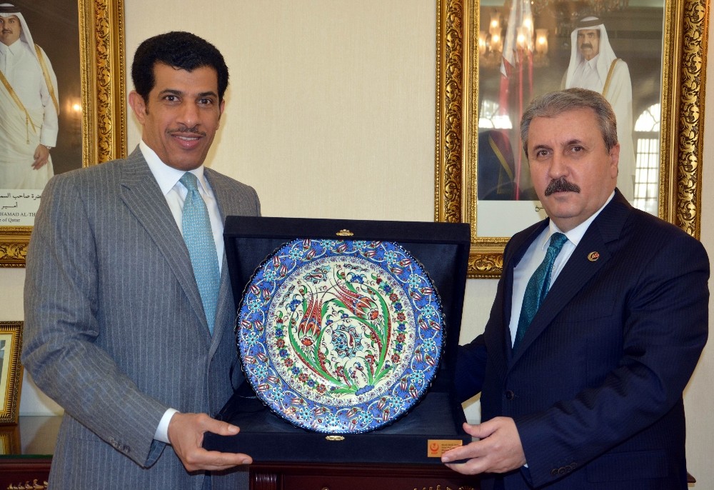 BBP Genel Başkanı Destici’den Katar’ın Ankara Büyükelçisi Al Shafi’ye ziyaret 