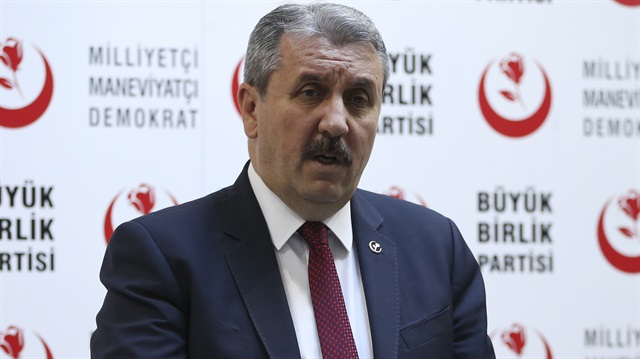 BBP Genel Başkanı Mustafa Destici'den fetih mesajı