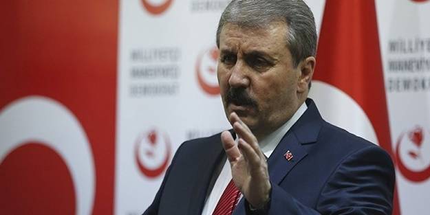 BBP Lideri Destici: O kelimenin kaldırılmasını teklif ediyorum