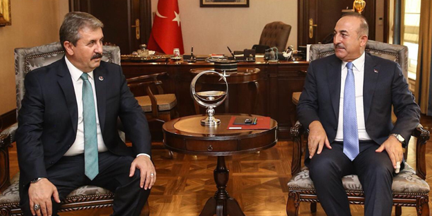 BBP lideri Destici'den Çavuşoğlu'na ziyaret