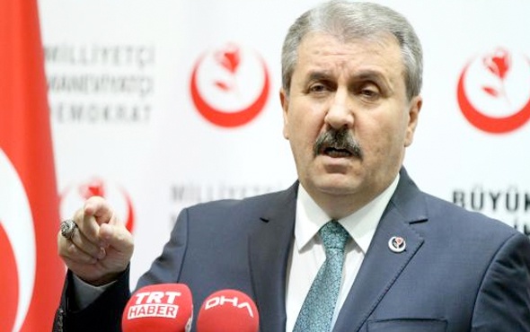 BBP lideri Mustafa Destici'den Cumhur ittifakı açıklaması